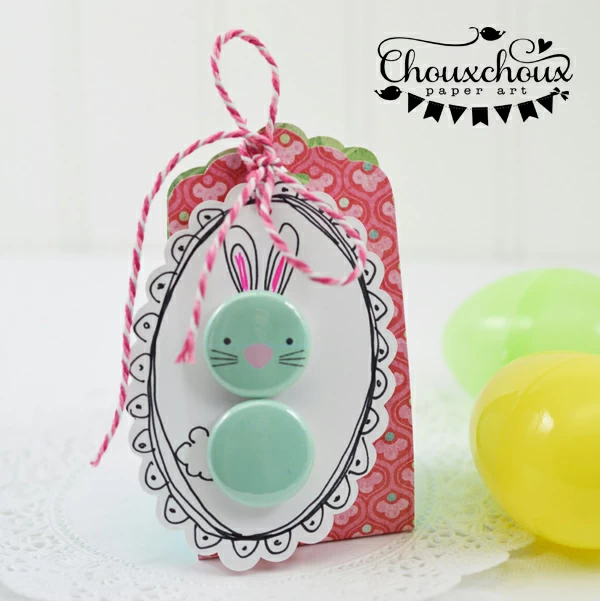 bunny pins treat wrap doodle