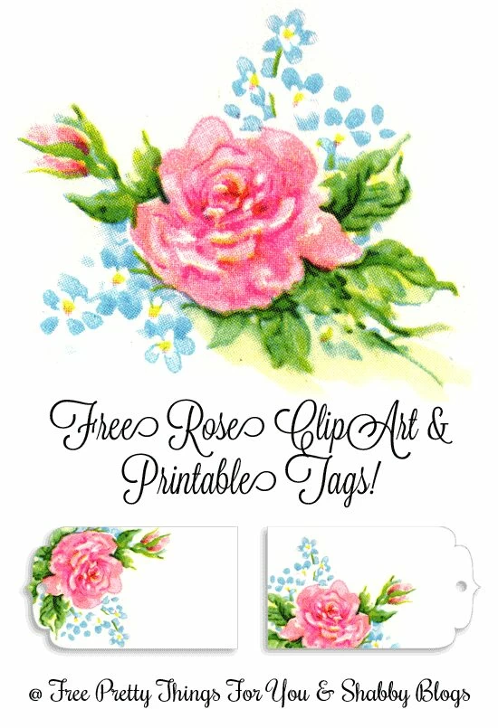 free-vintage-rose-and-flowers-Clipart-FPTFY-1