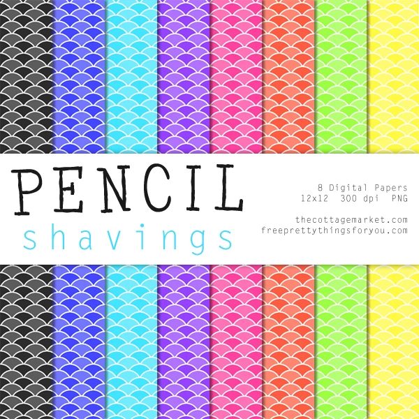 Scrapbook Ideas: Pencil Shavings Digital Paper Part 2 Scrapbook Ideas: Pencil Shavings Digital Paper Part 2