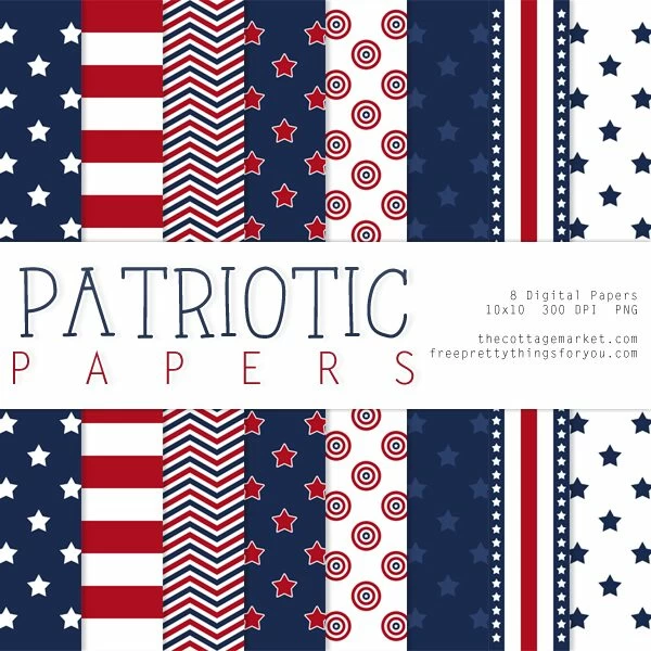 Digital Scrapbooking Freebies: Fourth of July Patriotic Papers Part 2 Digital Scrapbooking Freebies: Fourth of July Patriotic Papers Part 2