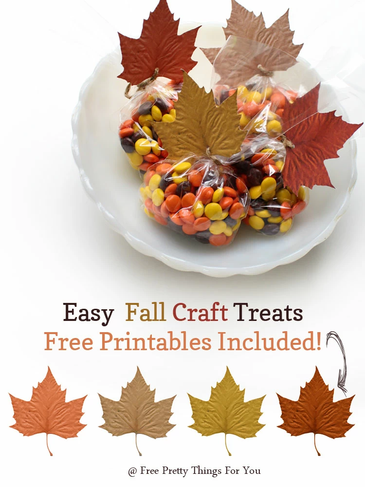 Autumn: Easy Fall Treats Leaf Printables