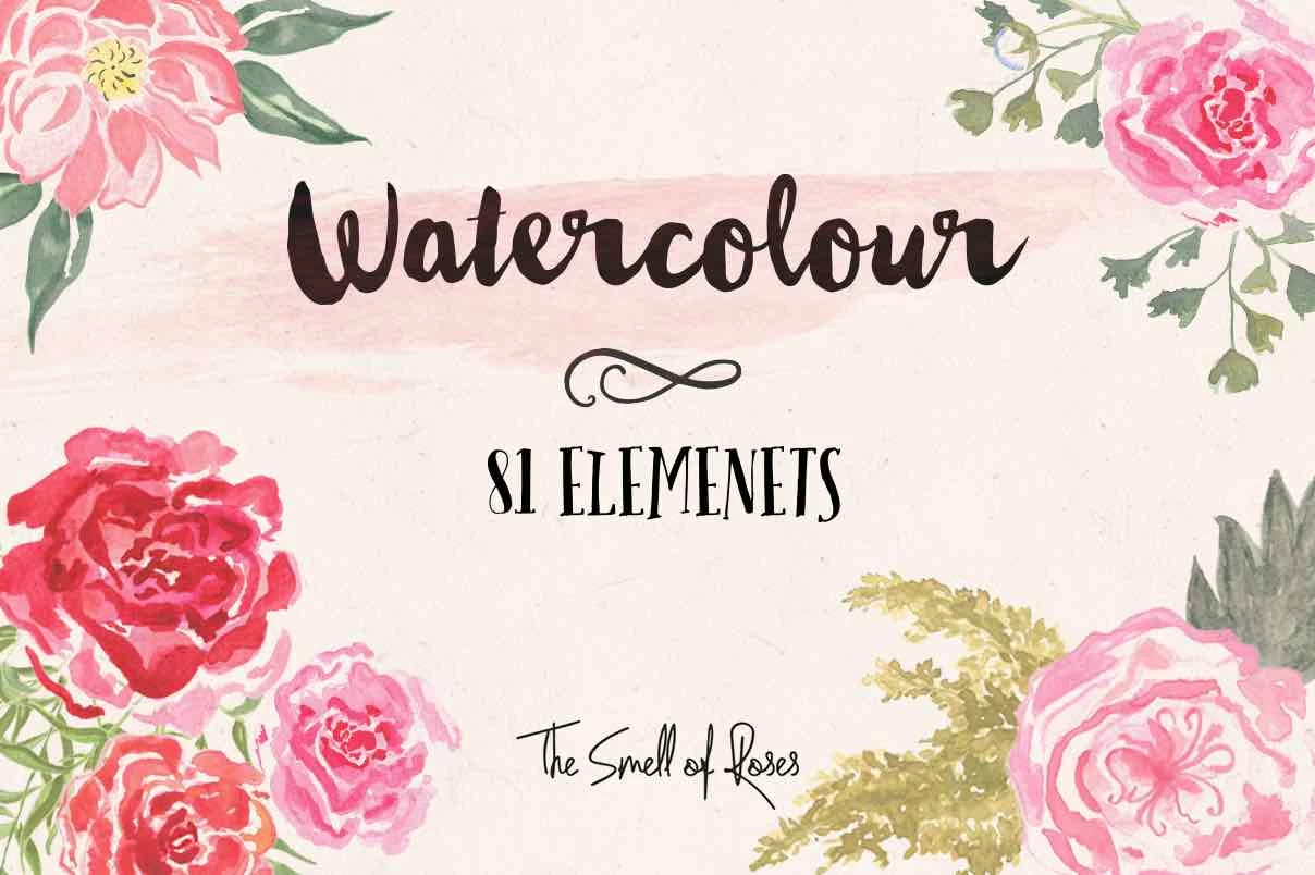 watercolor flower1-4
