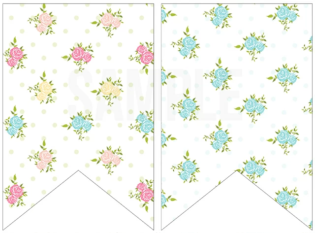 Floral-Printable-Pennants