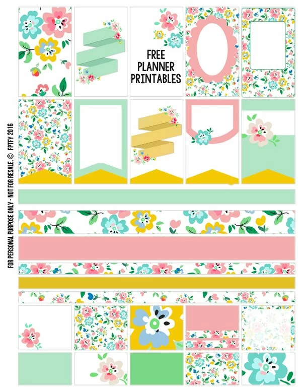 free planner printbales