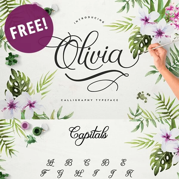 Free Olivia Script Font