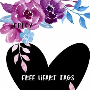 Lovely Printable Heart Tags