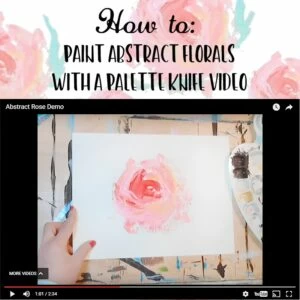 How to: Paint Abstract Florals with a Knife