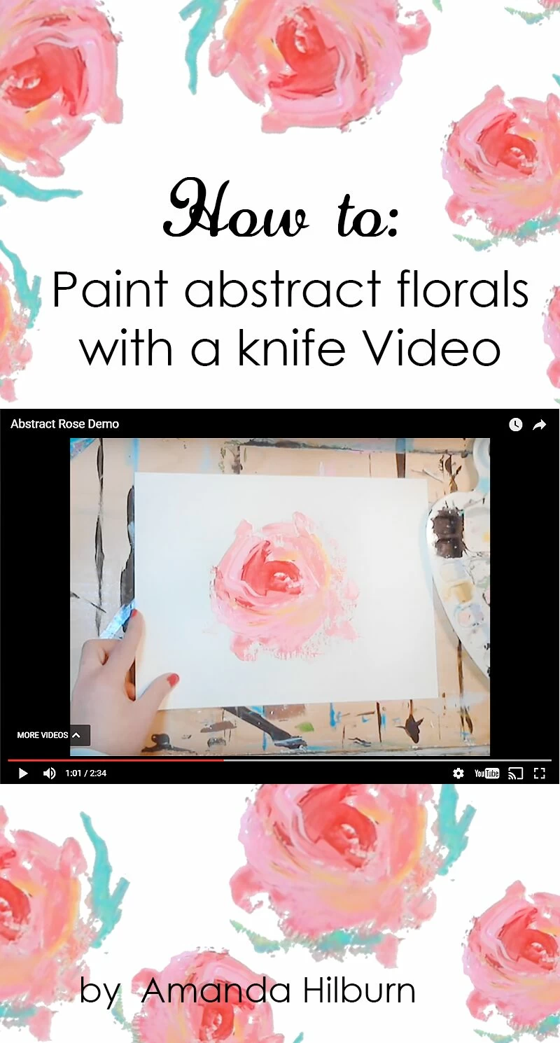 How to: Paint Abstract Florals with a Knife