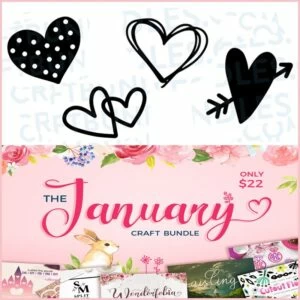 FREE Doodle Hearts- SVG Cut Files