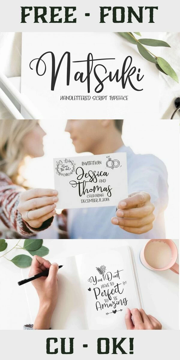 Free Natsuki Font