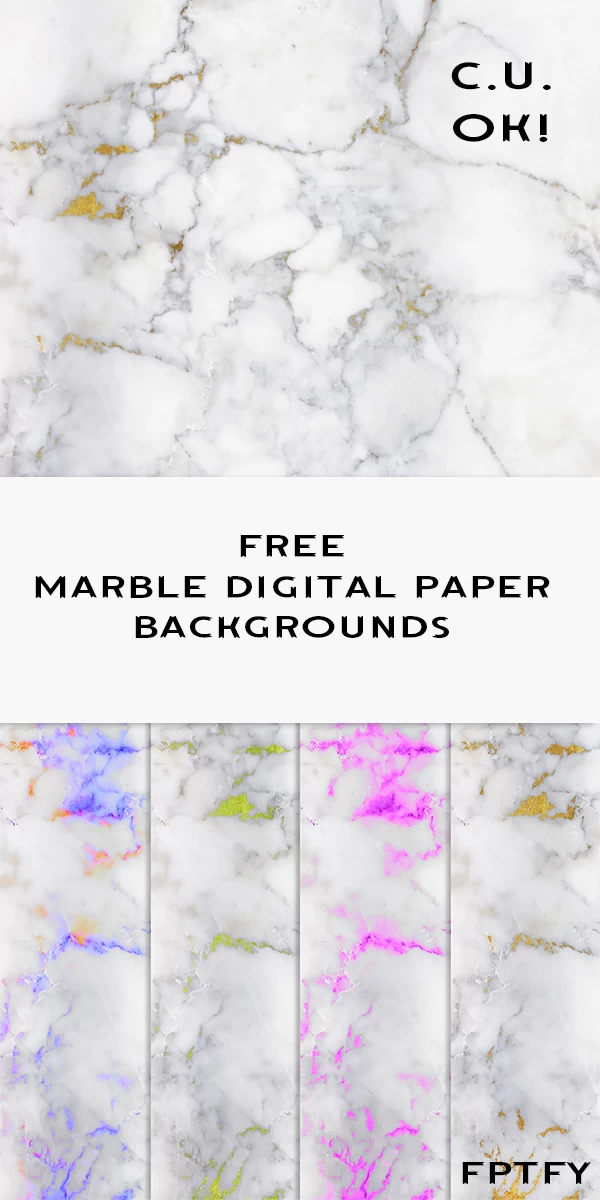 Free Marble Digital Paper Backgrounds