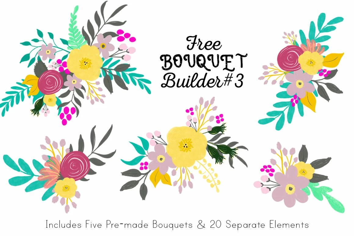 Free Floral Bouquet Graphics
