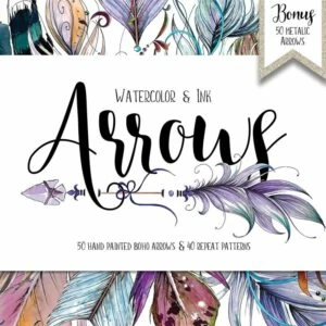 Free Watercolor Boho Arrows