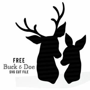 Free Buck and Doe SVG cut files