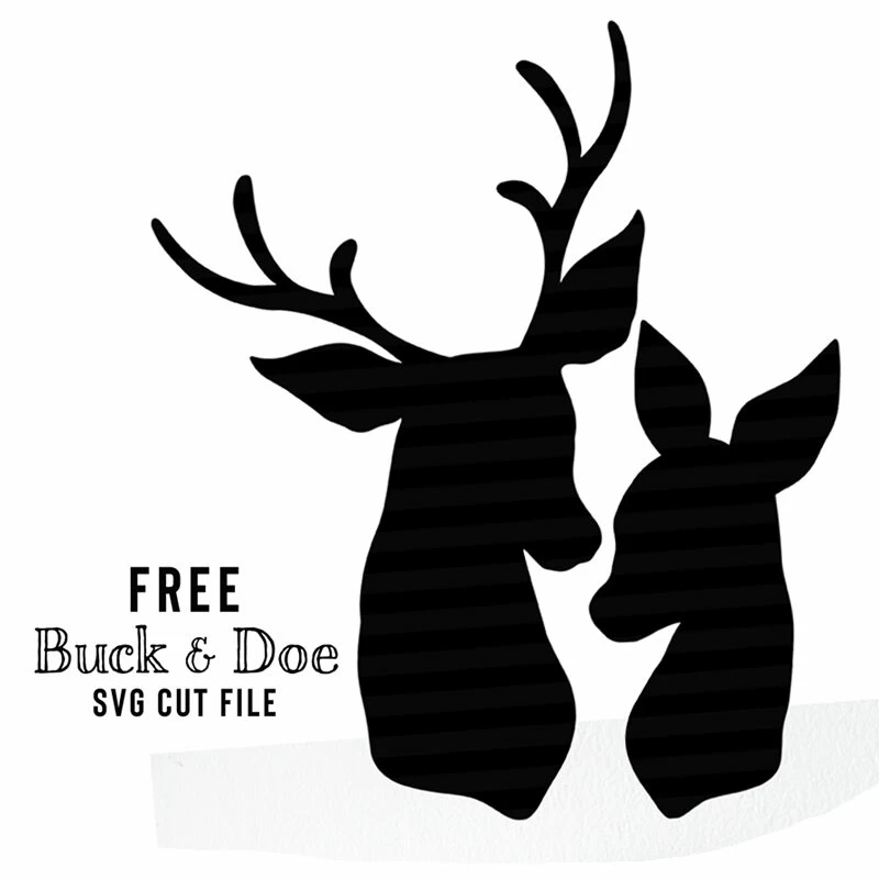 Free Buck and Doe SVG cut files
