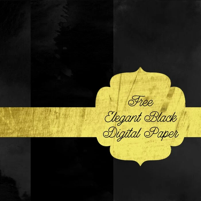 free black digital paper