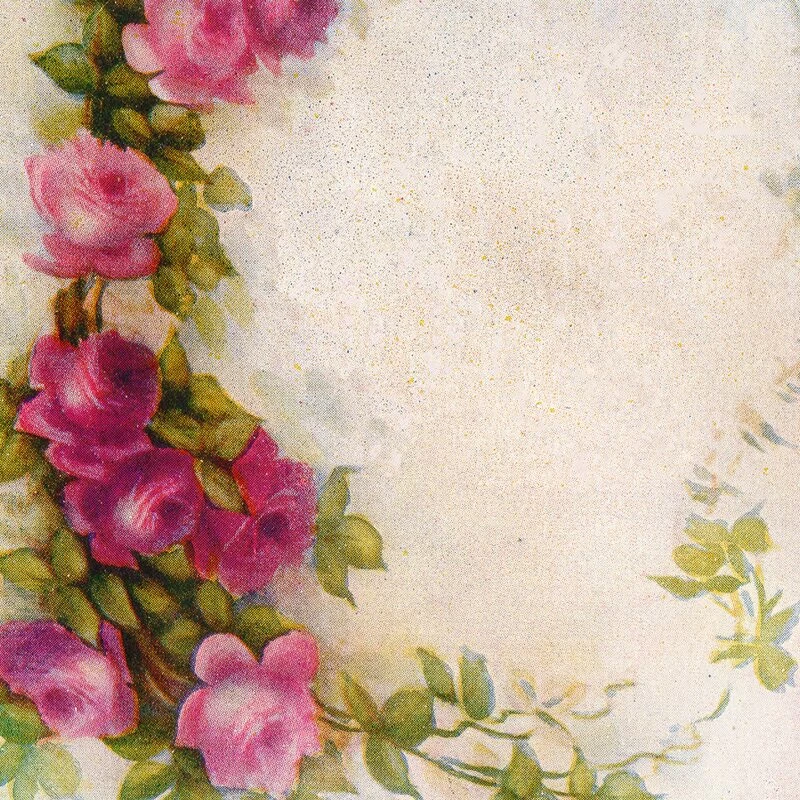 Free Vintage Rose Postcard