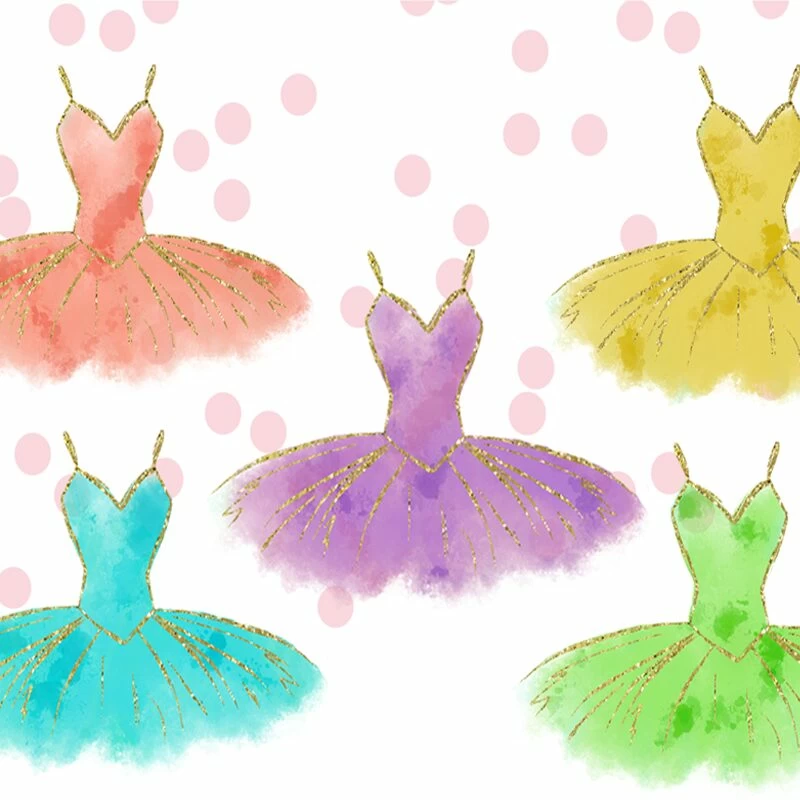 Ballerina tutu dress graphics