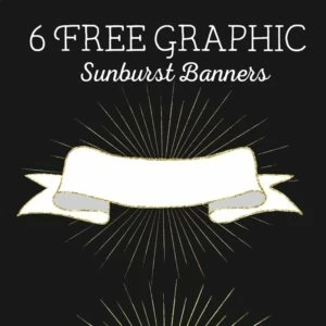 Sunburst Banner graphics