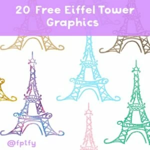 eiffel tower clip art graphics