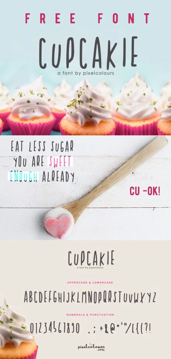 Free Cupcakie Font