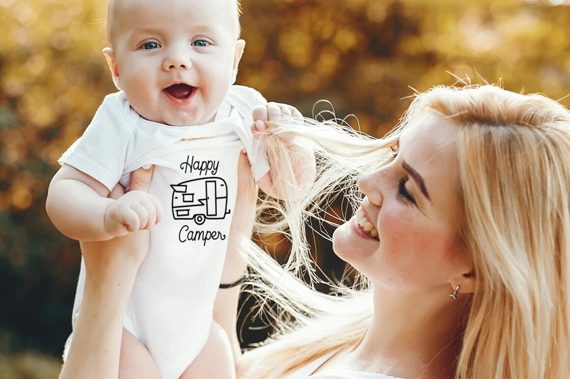 Free happy camper svg cut file