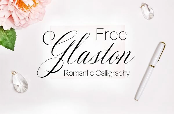 Free Calligraphy Font Glaston
