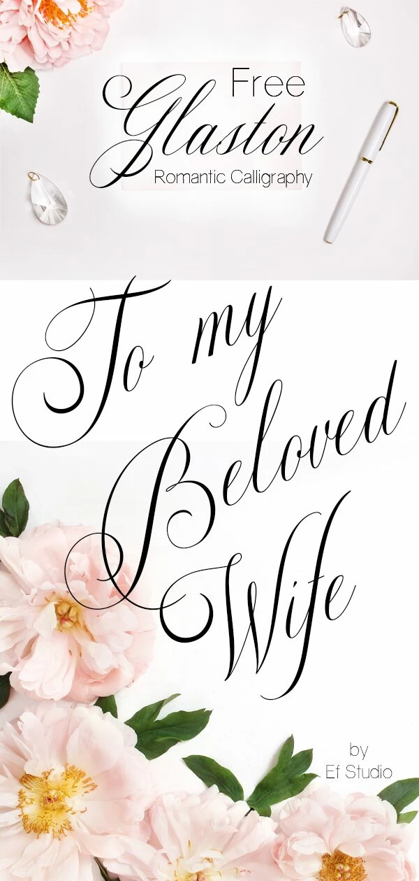 wedding calligraphy fonts