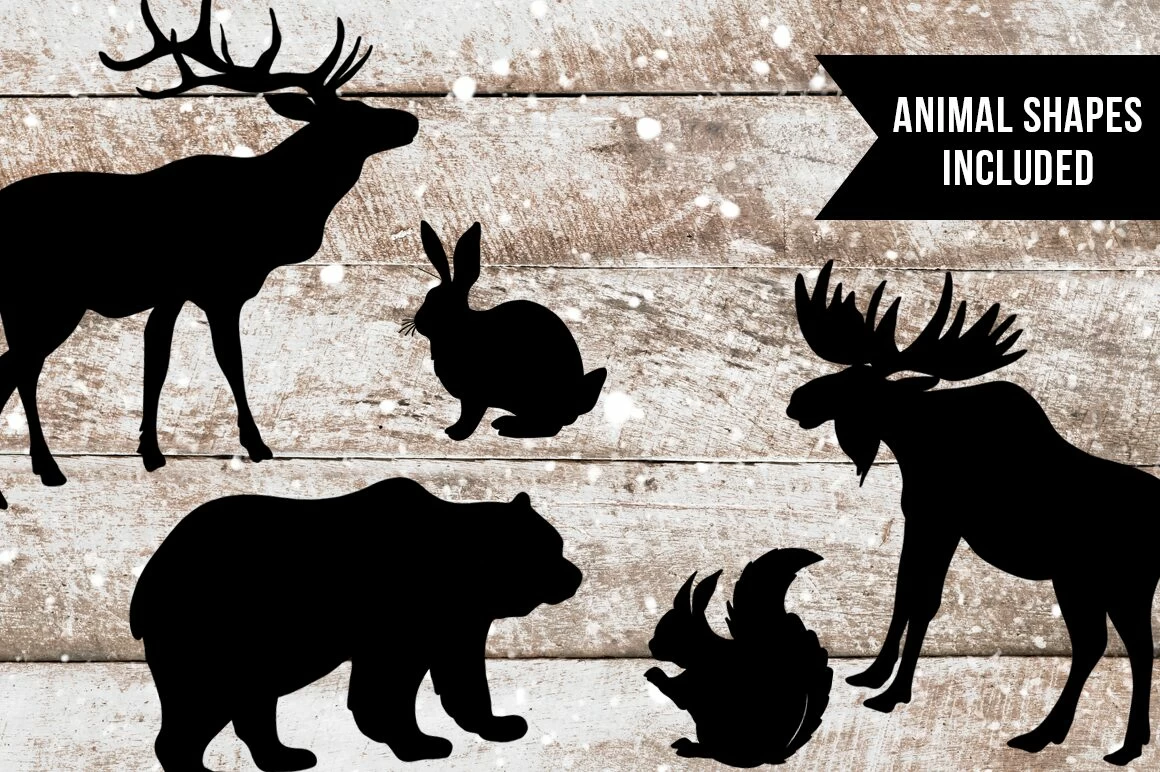 free woodland forest animal graphics