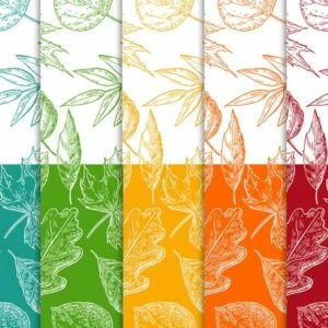 12 free colorful autumn digital papers