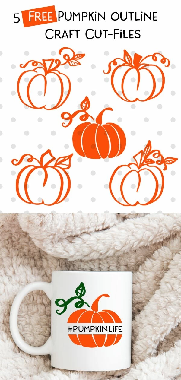 Free Pumpkin Silhouette svg outline