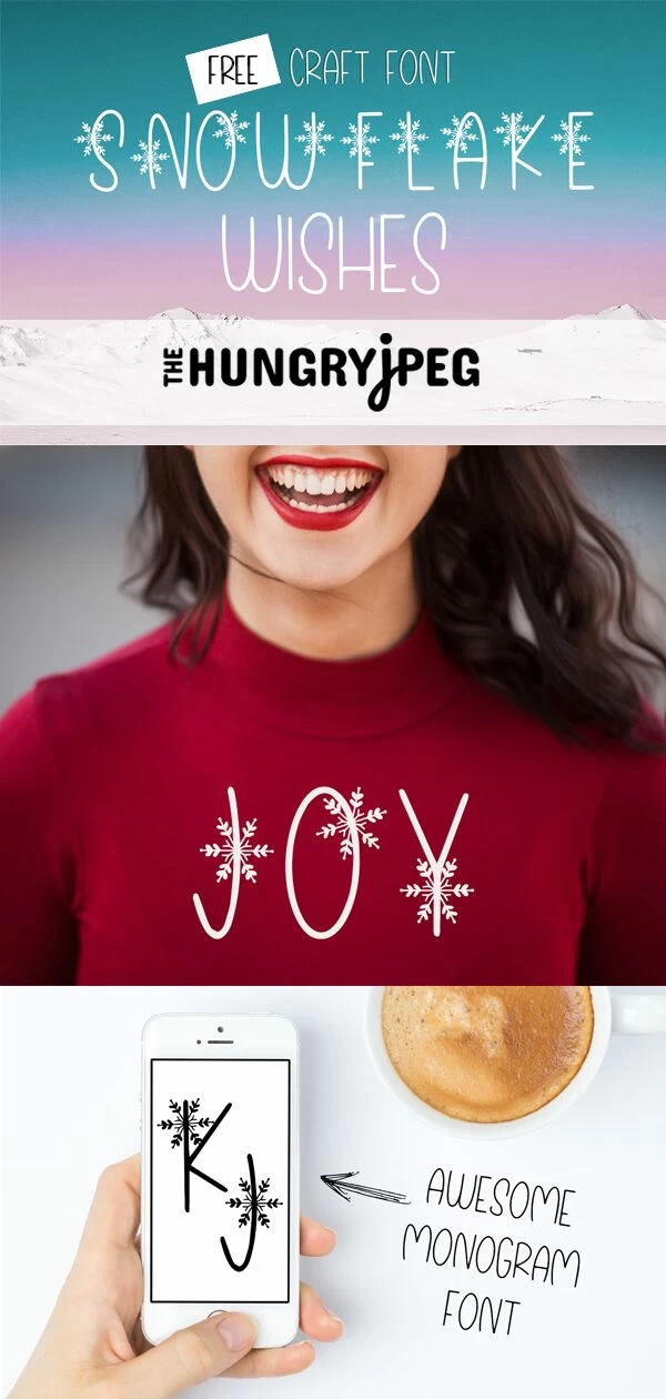 Free Snowflake Wishes Font