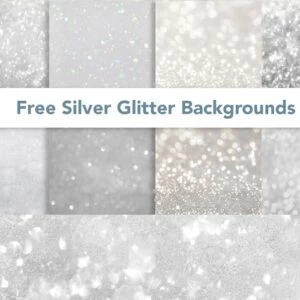 Free Silver Glitter Backgrounds