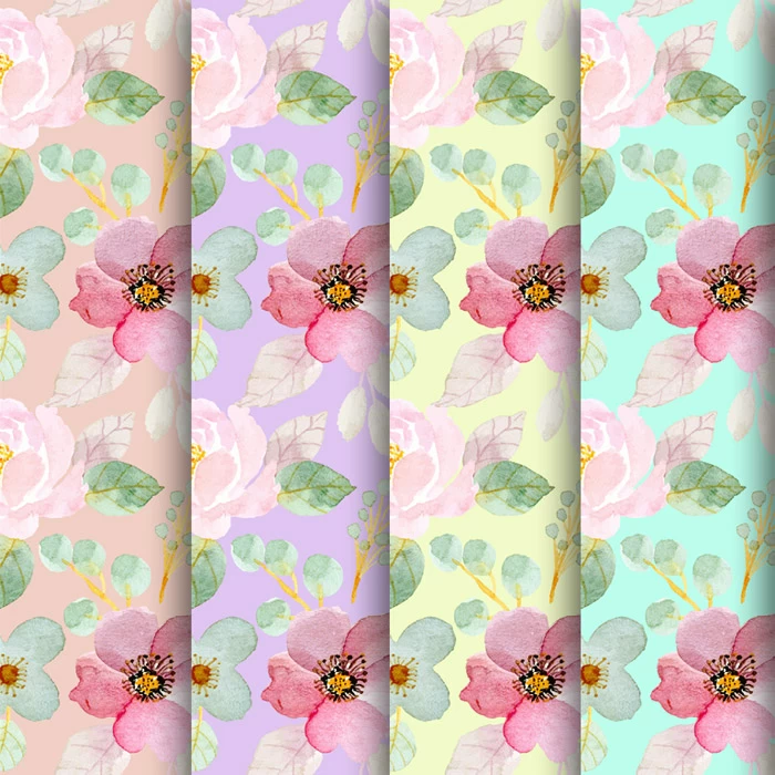 Scrapbook Paper - Spring Floral