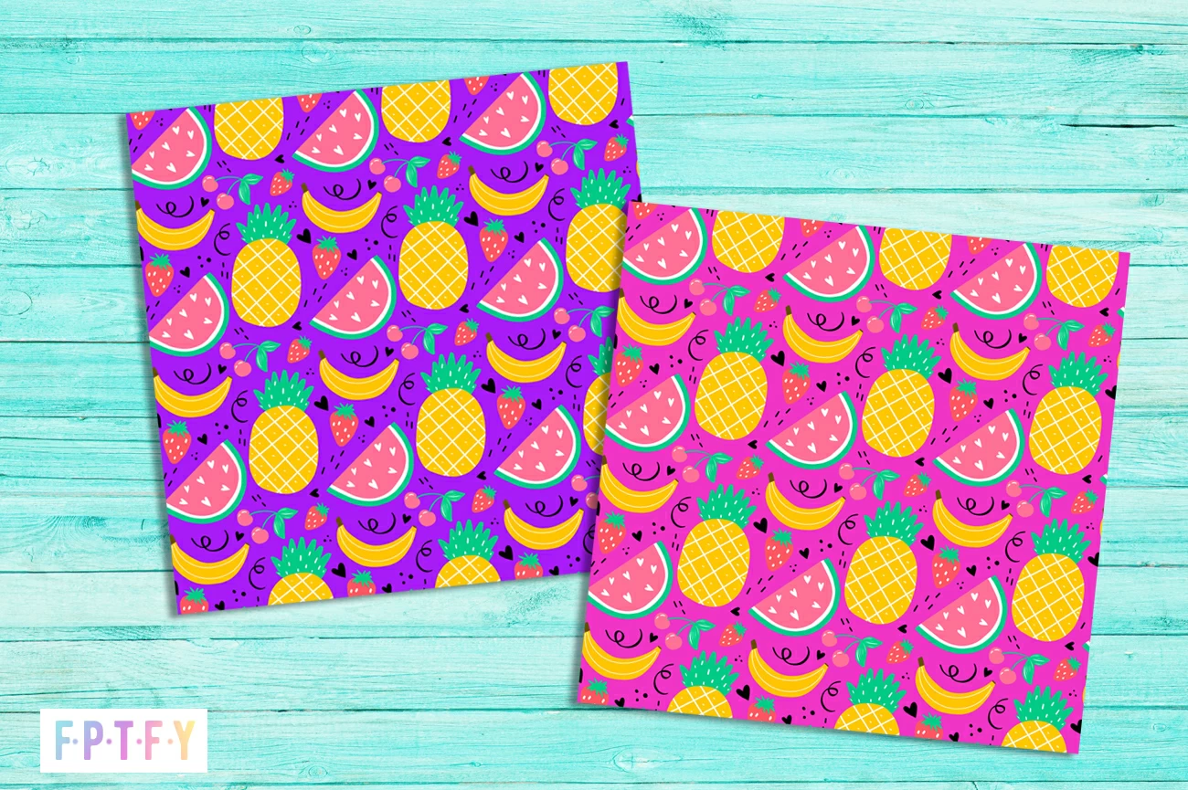 free summer fruit digipaper