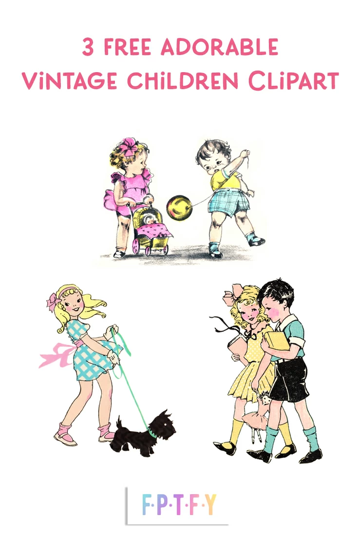 Free Vintage Children Clipart