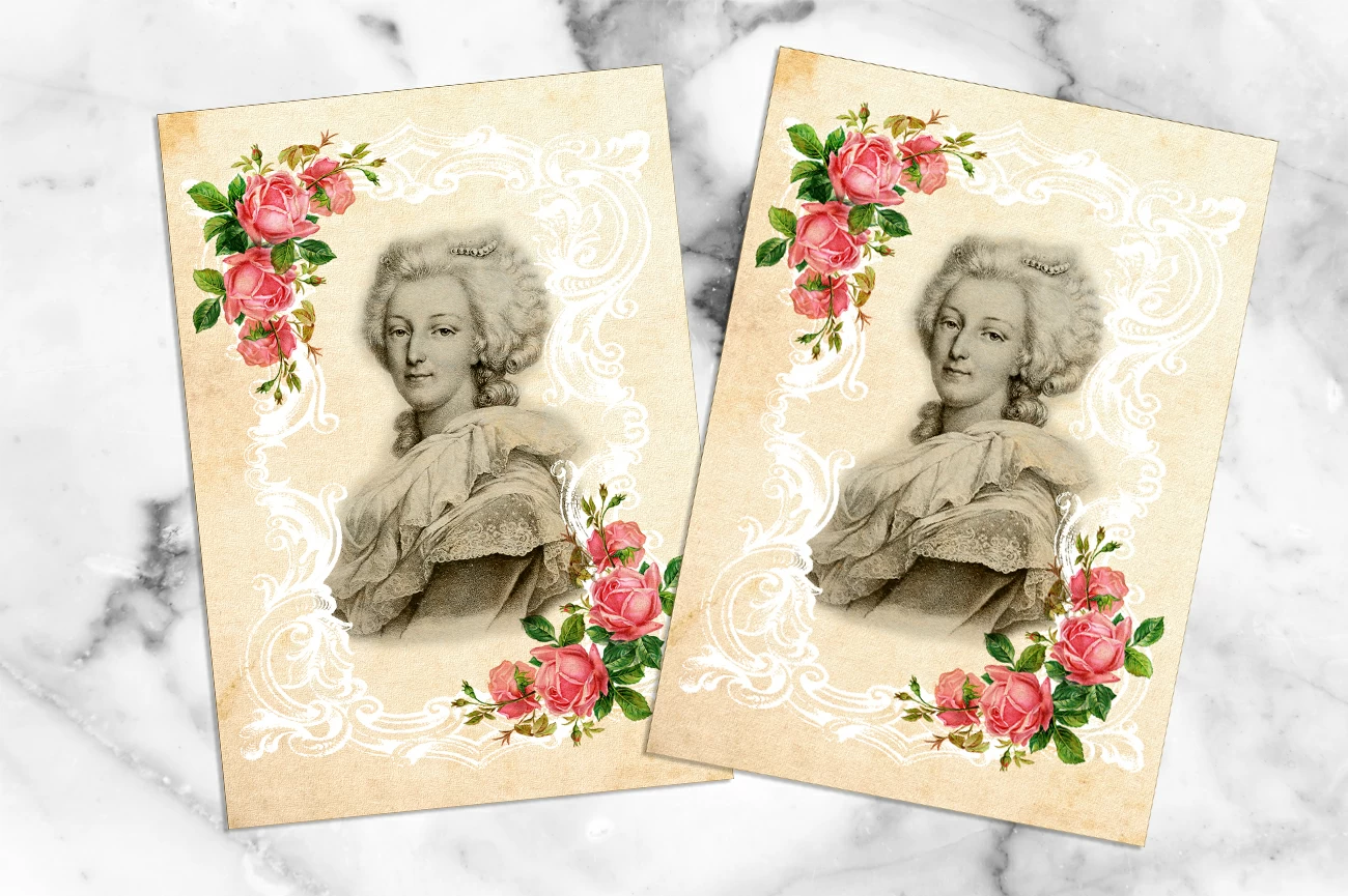 Freebie Image 3.5 x 5 Marie Antoinette Image