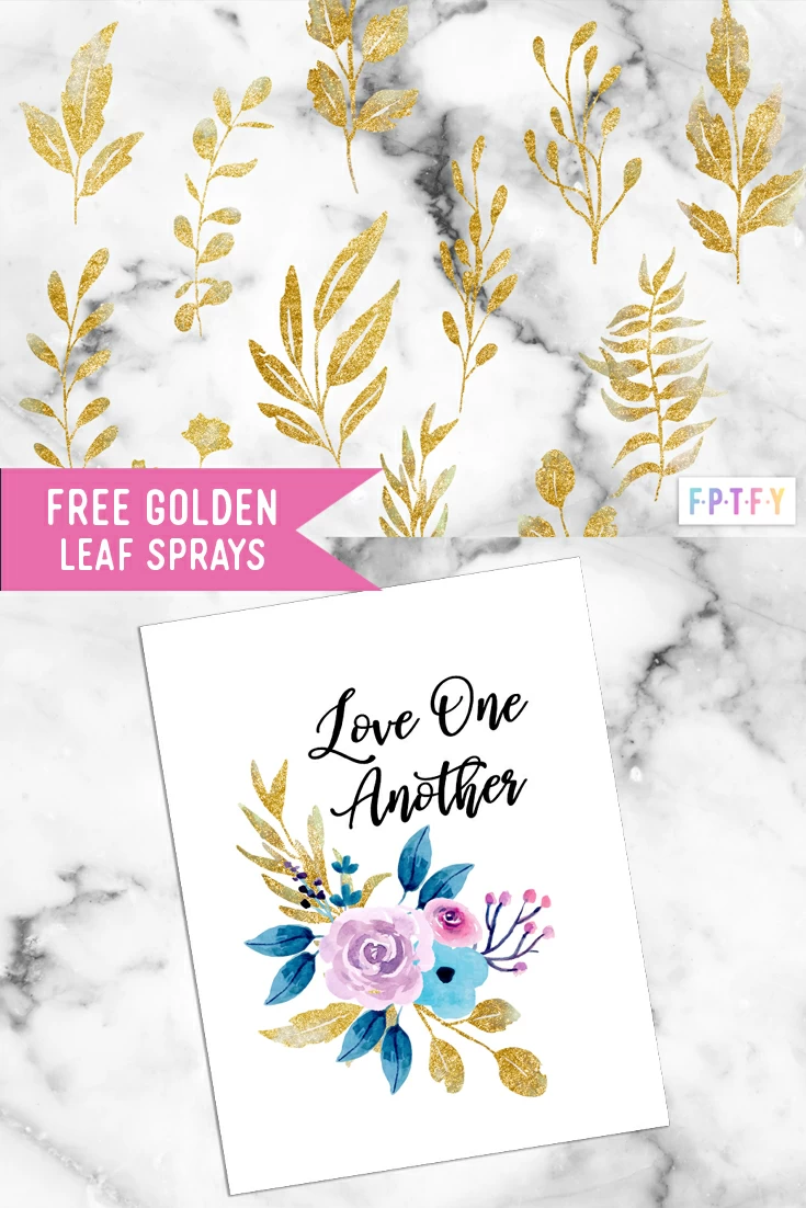 free gold leaf spray graphics