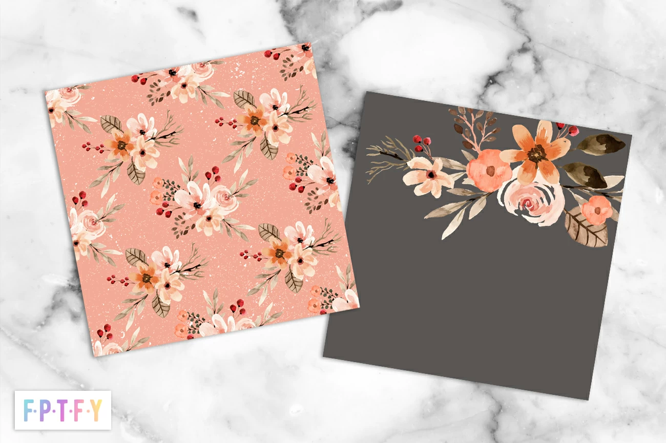 9 Lovely Autumn Floral Backgrounds