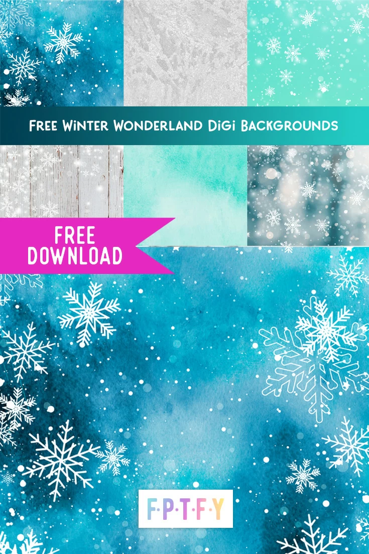 Free winter digital Backgrounds