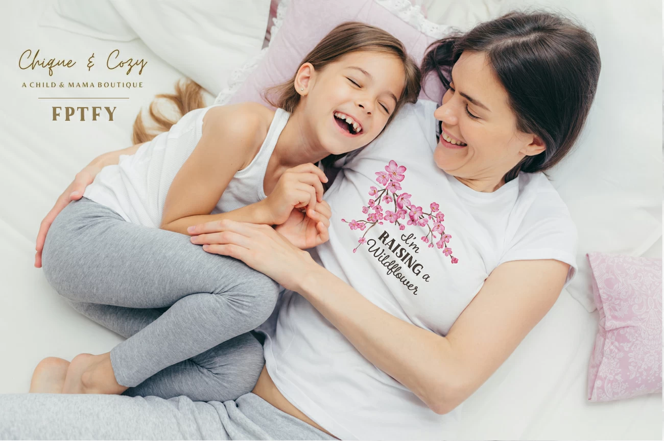 free Mom and Me Wildflower Sublimation Image Download