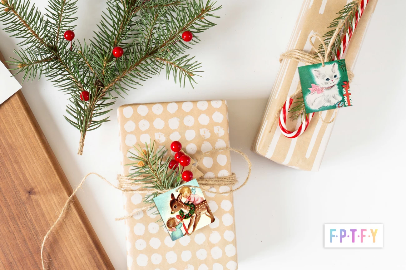 Free Vintage Christmas Images Collage Sheet