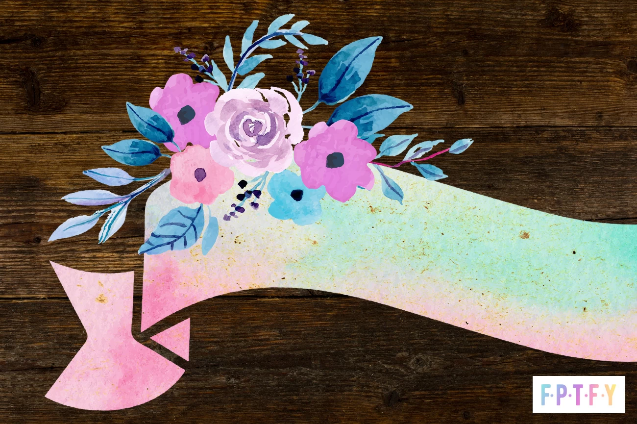 Free Watercolor Floral Banners