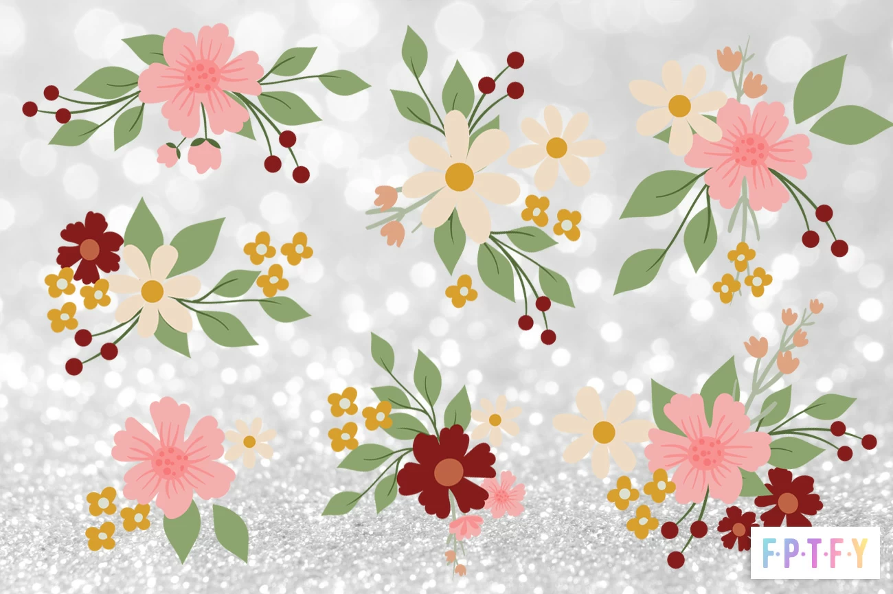 Free Sweetheart Digital Flowers