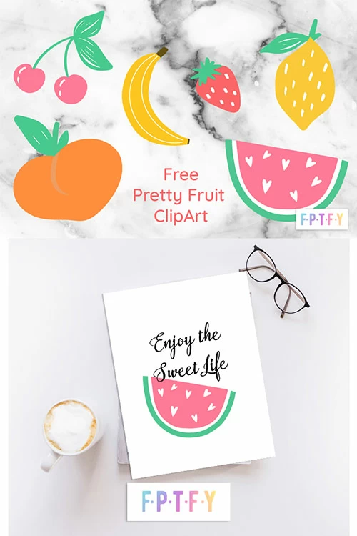 Free Fruit Clipart by FPTFY