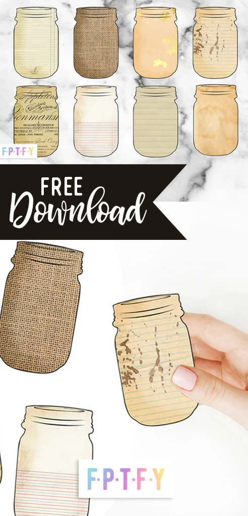 Blank Altered Art Vintage Ball Jars