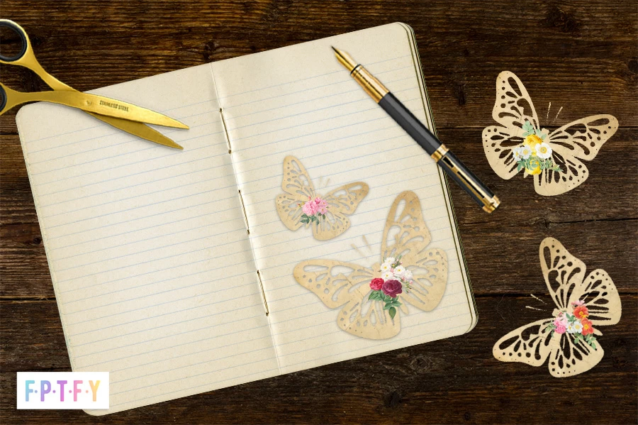 Free Butterfly Junk journal Images