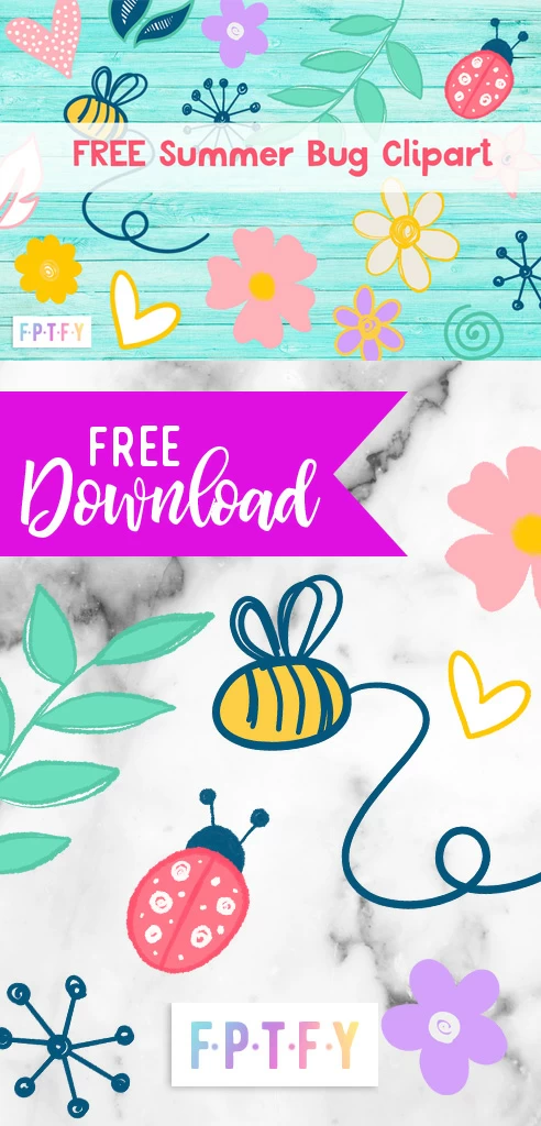 Free Summer Bug Pretty Clipart
