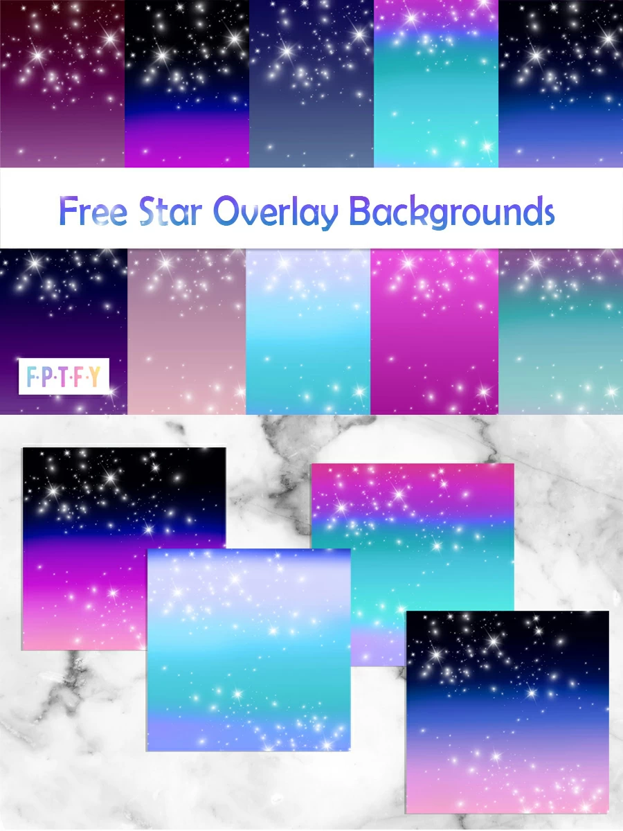 Free Star Overlay Backgrounds