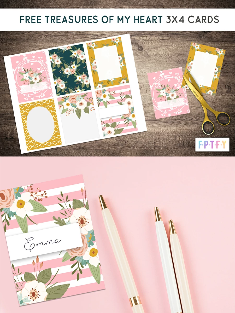 Free 3x4 Cards Treasures of my Heart Collections